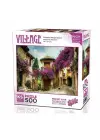 20062Flowered Village Houses 500 Parça Puzzle