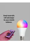 2025 Rgb Led Ampul Uzaktan Kumandalı Renkli Işık A Kalite