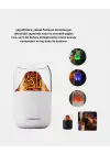 280ml Alev Işıklı Ultrasonik Hava Nemlendirici Sessiz Ve Usb Şarjlı