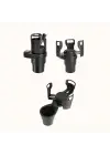 2’si 1 Arada Ayarlanabilir Araç Bardak Tutucu, Genişleyebilir Üst Kısım 3”-6.2”, Şişe Adaptörü, Araba Organizatörü, Dayanıklı Taban, Ramblers Hydroflask Uyumlu, Modern Araç Düzenleyic