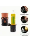 2’si 1 Arada Ayarlanabilir Araç Bardak Tutucu, Genişleyebilir Üst Kısım 3”-6.2”, Şişe Adaptörü, Araba Organizatörü, Dayanıklı Taban, Ramblers Hydroflask Uyumlu, Modern Araç Düzenleyic