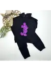 Çocuk Takımı Siyah Mickey Desenli