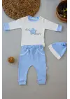 Modern Star Nakışlı Uzun Kollu Erkek Bebek Takımı