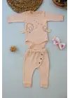 Feminen Nakışlı Uzun Kollu Bebek Takımı