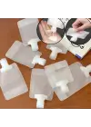 3 Adet 100ml Krem Şampuan Kabı Tekrar Kullanılabilir Set