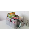 Omarı Çok Amaçlı Deri Organizer Kutu Keçe Sepet