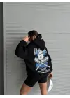 Siyah Oversize Sweat Kadın Giyim