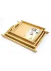 3lü Bambu Tepsi Alk2164