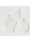 3lü Basic Bebe Takım Ekru