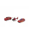 3lü İş Makinaları Road Seti - Die Cast - DS044 - İtfaiye