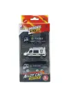 3lü İş Makinaları Road Seti - Die Cast - DS044 - Polis