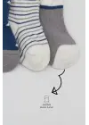 Omarı 3lü Yumuşak Penye Erkek Soket Çorap Seti