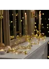 3 Metre Yaldızlı Gold LED Işık – Dekoratif Ortam ve Yılbaşı Aydınlatması