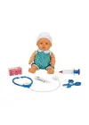 30111 Bebelou Doktor Zamanı Sesli Bebek Seti 35 cm -Sunman(Ürün oyuncaktır)