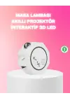 360° Döndürülebilir Yıldızlı Gökyüzü Projeksiyon Gece Lambası