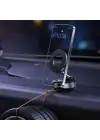 360° Döner Başlıklı Vakumlu Emişli Manyetik Telefon Tutucu – Güçlü Mıknatıslı, İz Bırakmaz