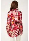 Göz Alıcı Grafik Desenli Gömlek