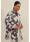 3900 Oversize Uzun Basic Gömlek - D. Siyah