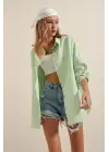 Cool Oversize Uzun Gömlek