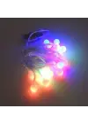 3m 20 Led Beyaz Top Rgb Işık Pilli 2 Kademeli