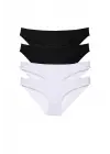 Çarpıcı 4 Adet Kadın Slip Külot Seti