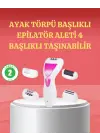 4 Başlıklı Kablosuz Şarjlı Epilasyon Cihazı