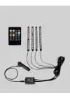 4 Parça Rgb Led Araç İçi Aydınlatma Sistemi