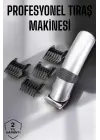 4 Taraklı Taşınabilir Profesyonel Saç Ve Sakal Kesme Tıraş Makinesi