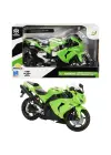 Omarı Yeşil Kawasaki ZX-10R Model Motor 1:12 Ölçekte