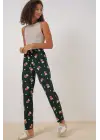 4323 Desenli Pijama Altı - A. Zümrüt Yeşili