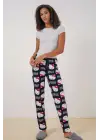 4323 Desenli Pijama Altı - A.Lacivert