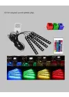 48 Led Araç İçi Rgb Şerit Aydınlatma Müzik Senkron Usb Kumandalı Set