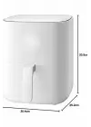 4l Airfryer Hazneli Hava Fritözü Yağsız Fritöz Taşınabilir Fırın İşlevi Gören Pratik