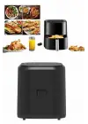 4l Airfryer Hazneli Hava Fritözü Yağsız Fritöz Taşınabilir Fırın İşlevi Gören Pratik