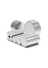 5 Adet 10x2mm Yuvarlak Neodyum Mıknatıs Güçlü Magnet Nikel Kaplamalı