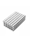 5 Adet 4x4 Mm Yuvarlak Neodyum Mıknatıs N35 Güçlü Magnet Nikel Kaplama
