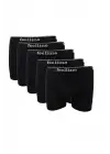 Premium Siyah Pamuklu Erkek Boxer