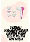 5 Başlıklı Titreşimli Cilt Temizleme Seti Canlandırıcı Ve Onarıcı