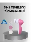 5 Başlıklı Yüz Masaj Aleti – Cilt Temizleme, Peeling, Siyah Nokta Ve Gözenek Bakımı