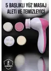 5 Fonksiyonlu Kablosuz Yüz Temizleme Cihazı İle Derinlemesine Cilt Bakımı