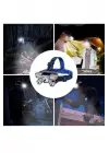 5 Led Far Şarj Edilebilir Güçlü Kafa Lambası Kamp Lambası 4 Modlu (kopya)