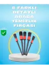 5li Araba Temizlik Fırçaları-farklı Boyutlu Fırçalarla Derinlemesine Temizlik