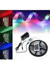 Omarı Dış ve İç Mekan için 5 Metre RGB Led Şerit Seti