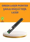 5000mw Yeşil Lazer Pointer Profesyonel Uzun Menzilli
