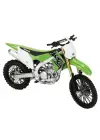 Omarı Yeşil Kawasakı KX450 Model Motosiklet 1:12 Ölçekli