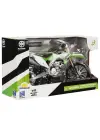 Omarı Yeşil Kawasakı KX450 Model Motosiklet 1:12 Ölçekli