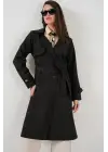Şık Kruvaze Yaka Trençkot