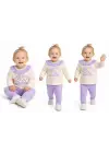 6/24 Ay Taytlı Fitilli Penye Bebek Takımı