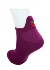 Omarı Çilek Nakış Baskılı Yumuşak Kadın Bilek Çorabı