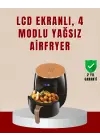 6 Litre Büyük Kapasiteli Dokunmatik Airfryer 2400w Yağsız Fritöz